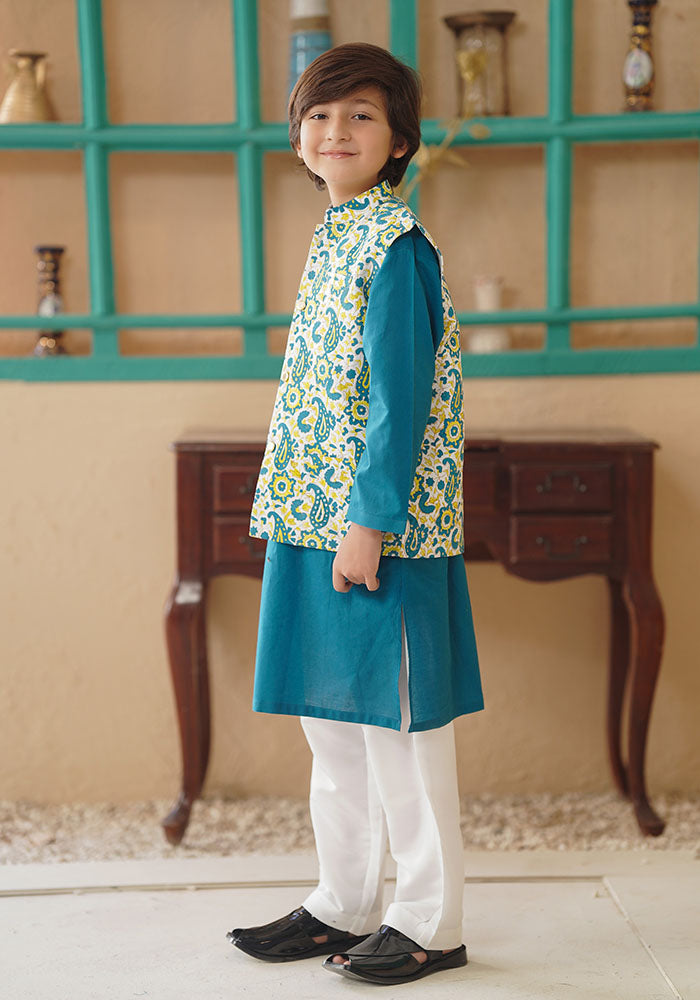 Boys 3 Pc Suit - Wear Ochre