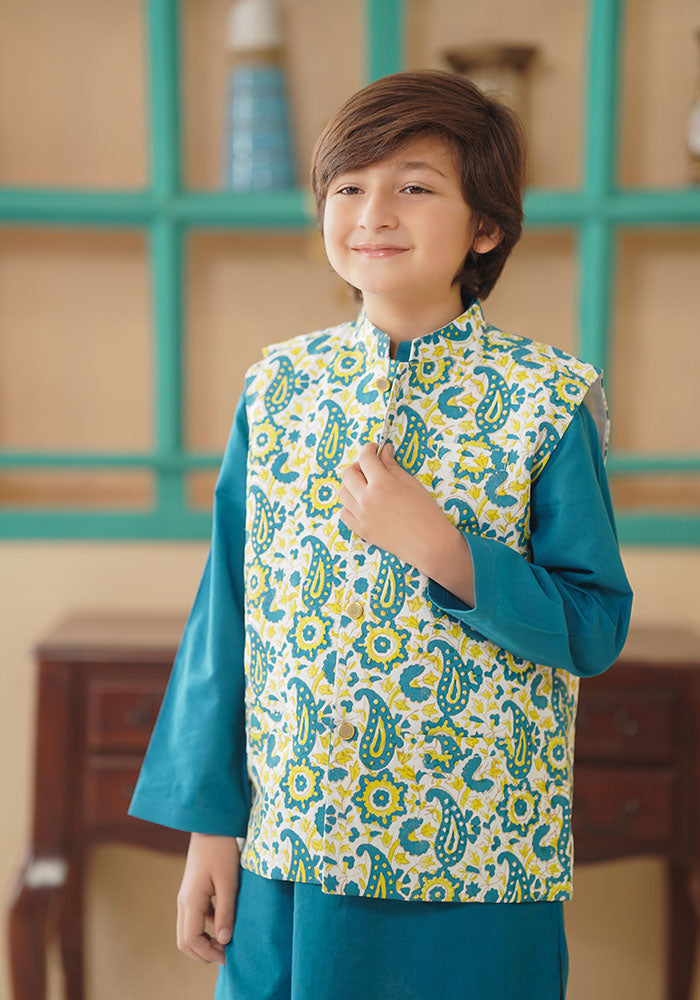 Boys 3 Pc Suit - Wear Ochre