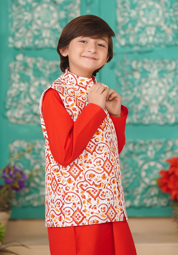 Boys 3 Pc Suit - Wear Ochre