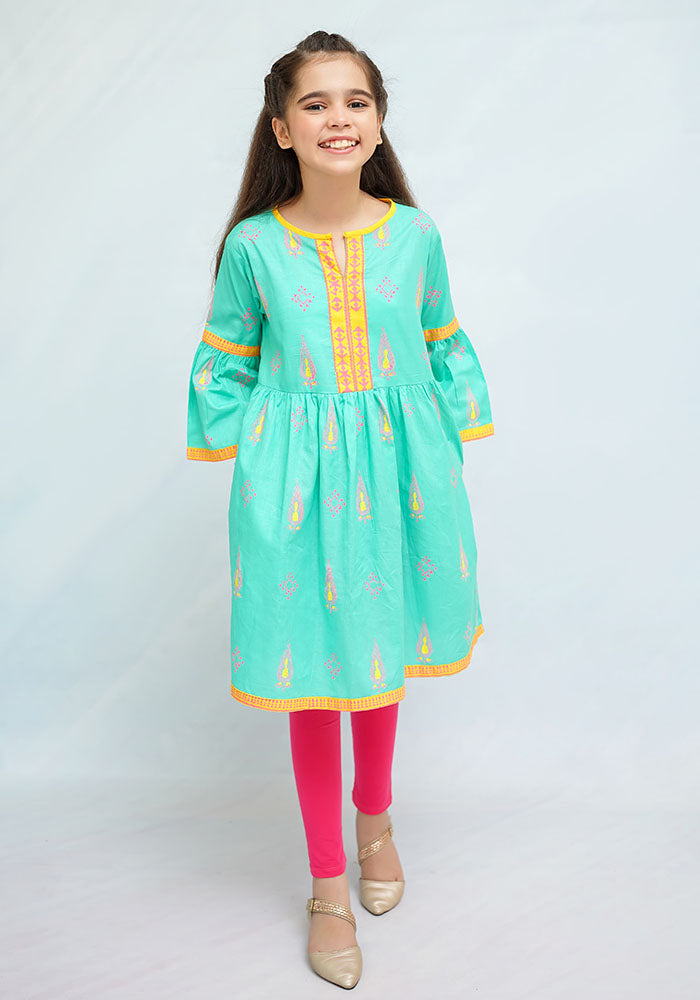 Cotton Printed Top - Wear Ochre