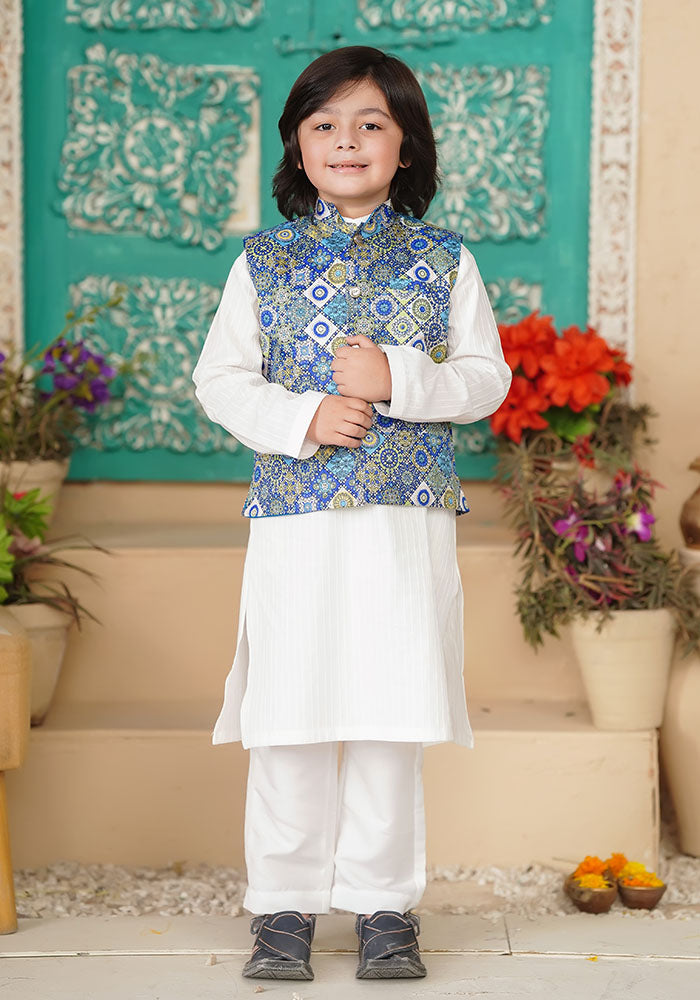 Boys 3 Pc Suit - Wear Ochre