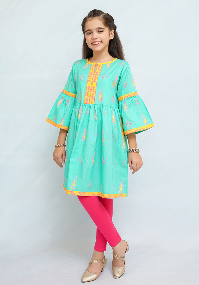 Cotton Printed Top - Wear Ochre