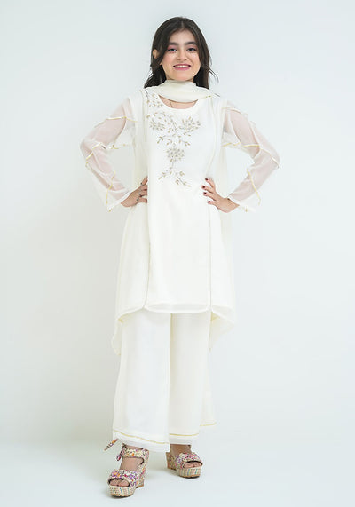 Chiffon Hand Work 3 Pc Suit