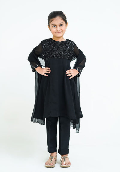 Chiffon Embroidered 3 Pc Suit