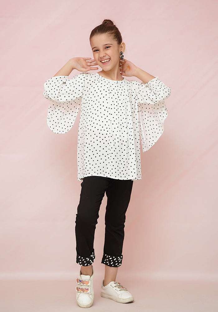 Printed Georgette Top - Wear Ochre
