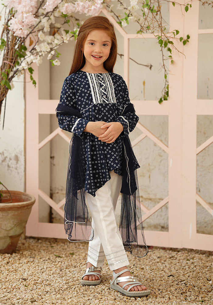 Cotton Printed 3 Pc Suit - Wear Ochre