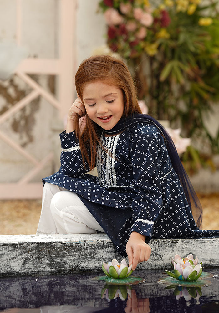 Cotton Printed 3 Pc Suit - Wear Ochre