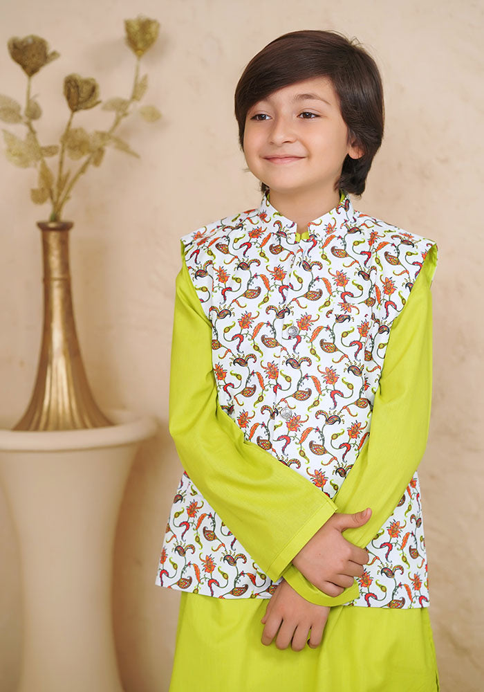 Boys 3 Pc Suit - Wear Ochre