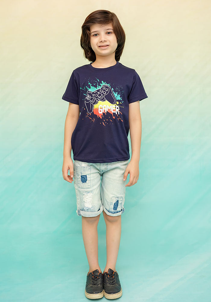 Printed T-Shirt - Wear Ochre