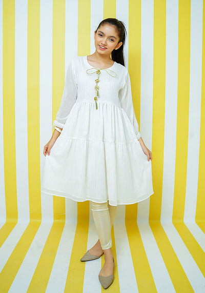Zari Chiffon Top