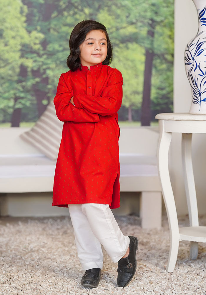 Boys Kurta + Pants - Wear Ochre