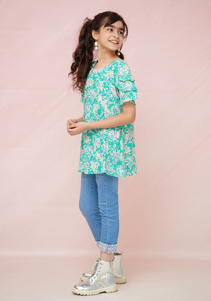 Printed Cotton Top - Wear Ochre