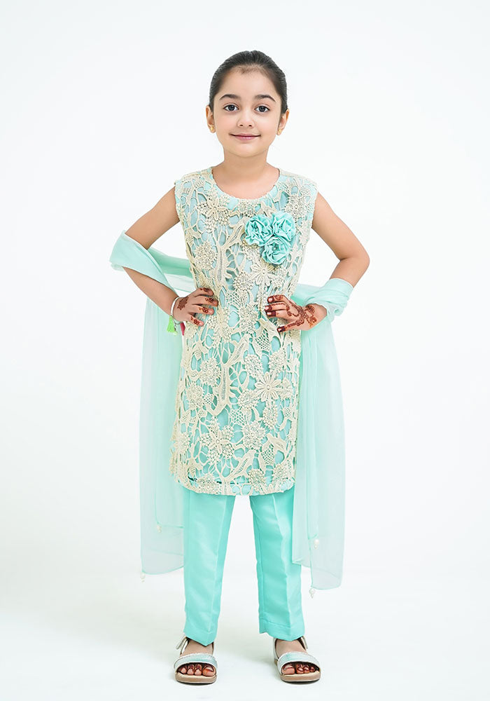 Net 3 Pc Suit - Wear Ochre
