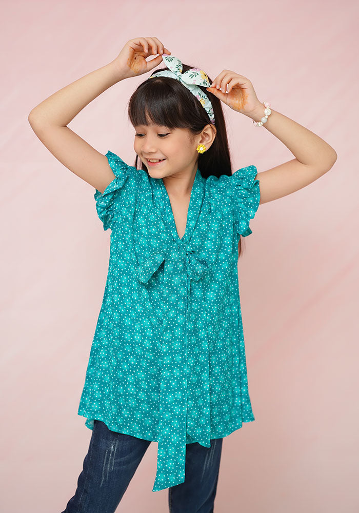 Printed Viscose Top - Wear Ochre