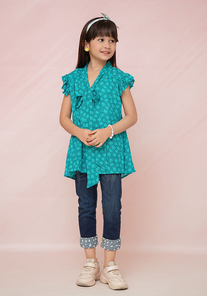 Printed Viscose Top - Wear Ochre