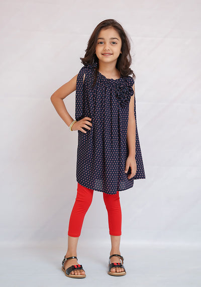 Printed Chiffon Top