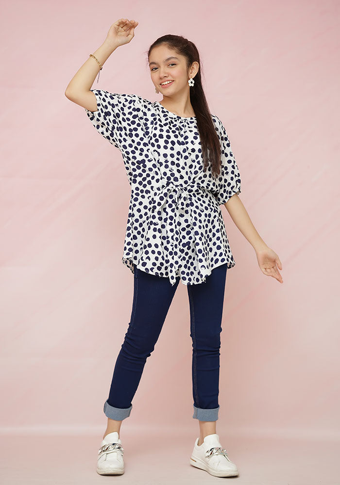 Printed Georgette Top - Wear Ochre