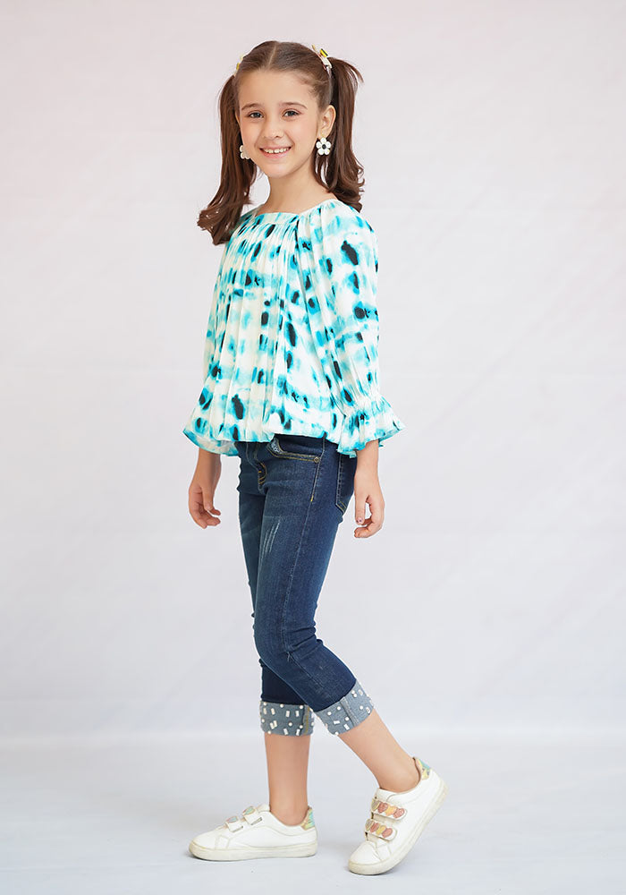 Printed Viscose Top - Wear Ochre