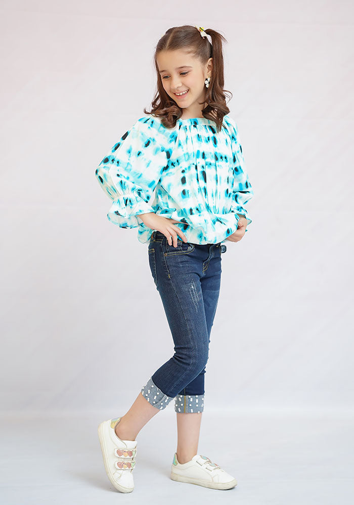 Printed Viscose Top - Wear Ochre
