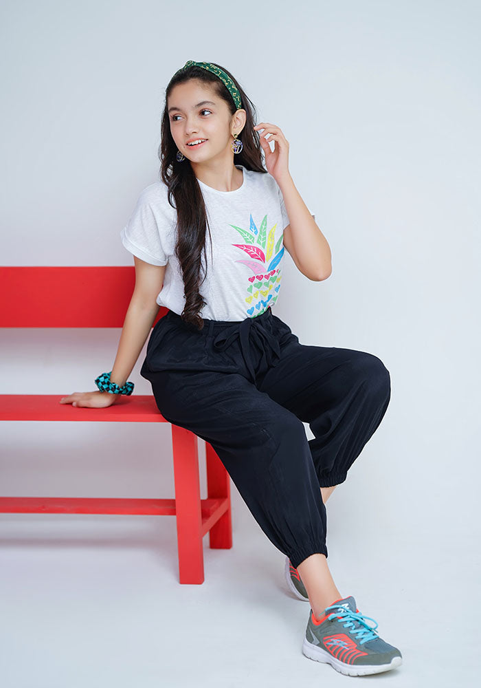 Cotton Crepe Jogger Pants - Wear Ochre