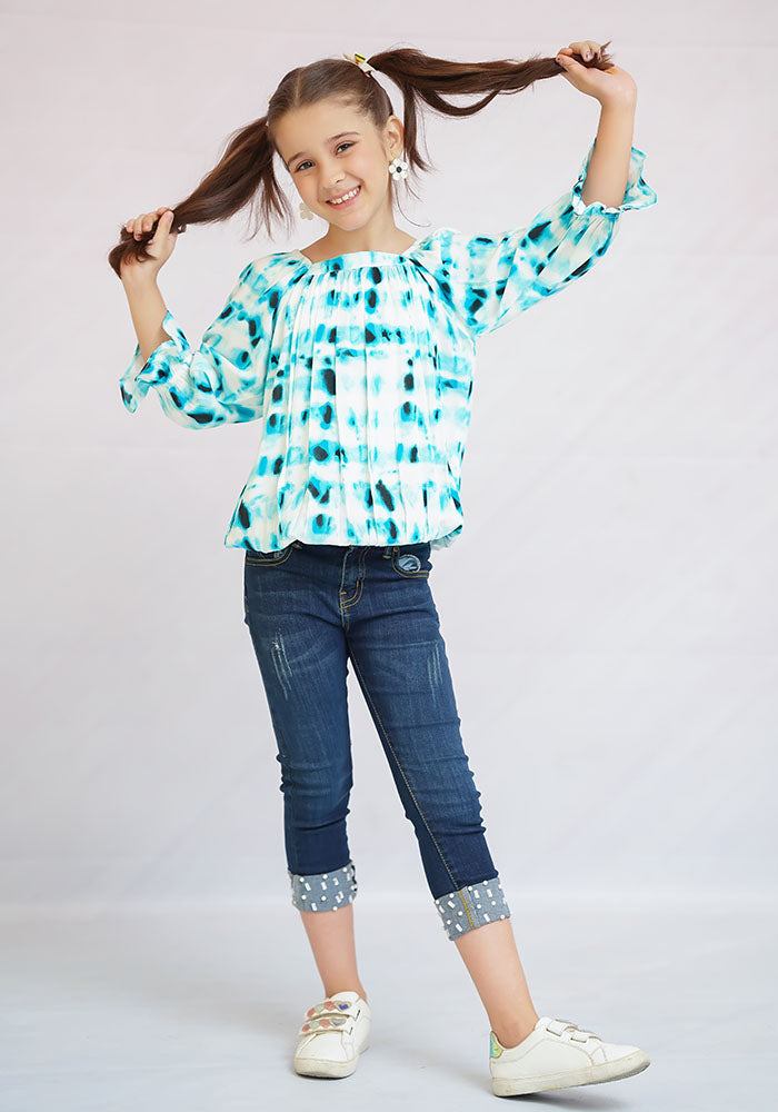 Printed Viscose Top - Wear Ochre