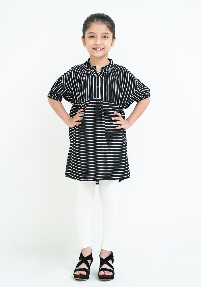 Printed Linen Top - Wear Ochre