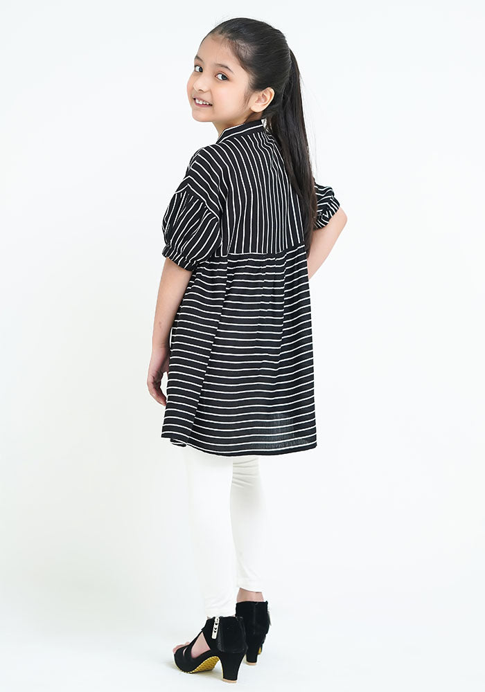 Printed Linen Top - Wear Ochre