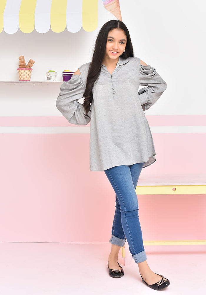 Chambray Top - Wear Ochre
