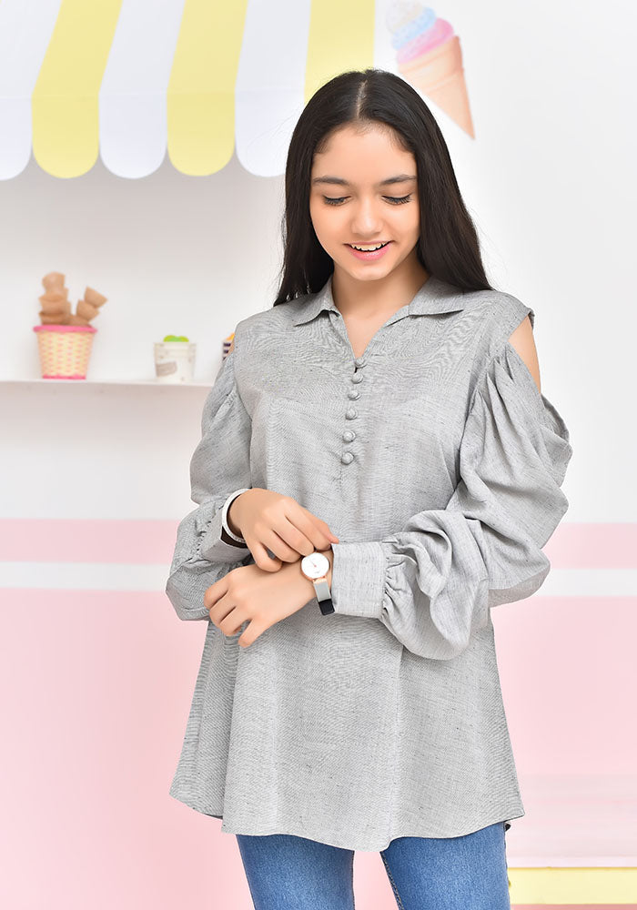 Chambray Top - Wear Ochre