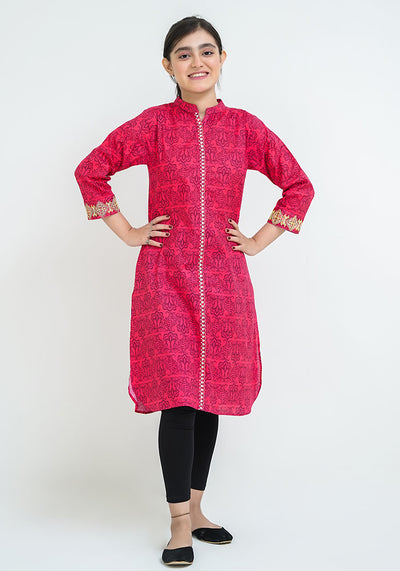 Lawn Digital Printed Kurti