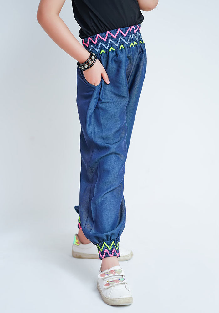 Tencil Embroidered Pants - Wear Ochre