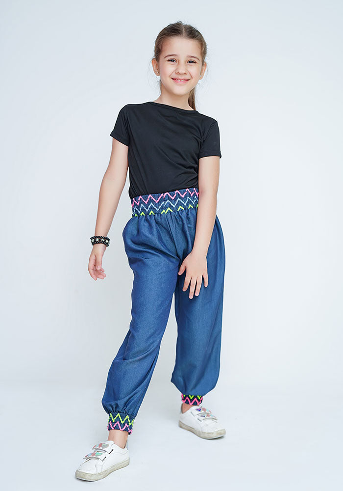 Tencil Embroidered Pants - Wear Ochre