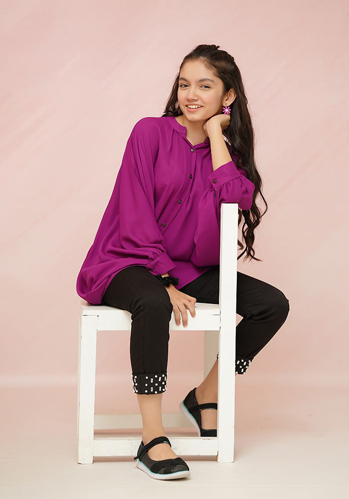Georgette Top - Wear Ochre