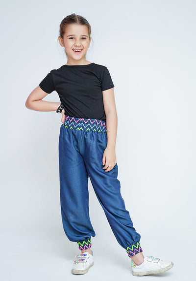 Tencil Embroidered Pants