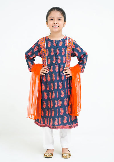 Lawn Digital Printed 3 Pc Suit