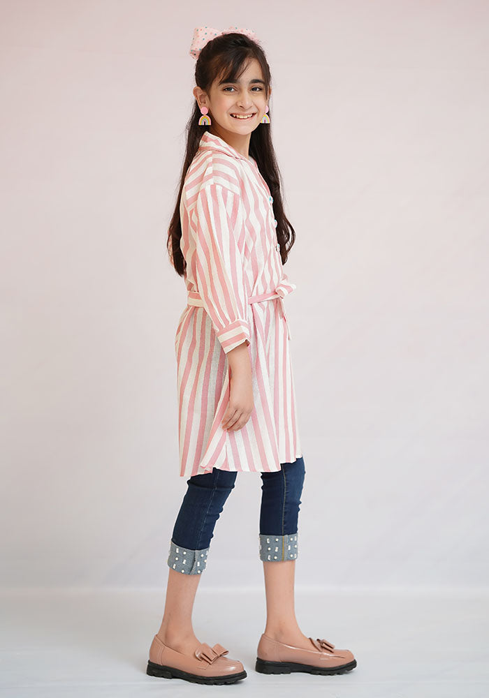 Printed Linen Top - Wear Ochre