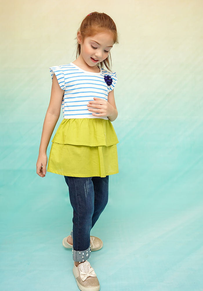 Jersey Printed Top - Wear Ochre