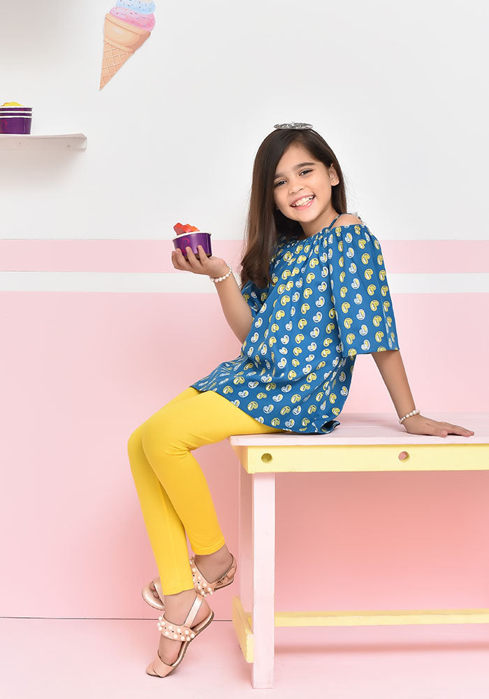 Printed Cotton Top - Wear Ochre
