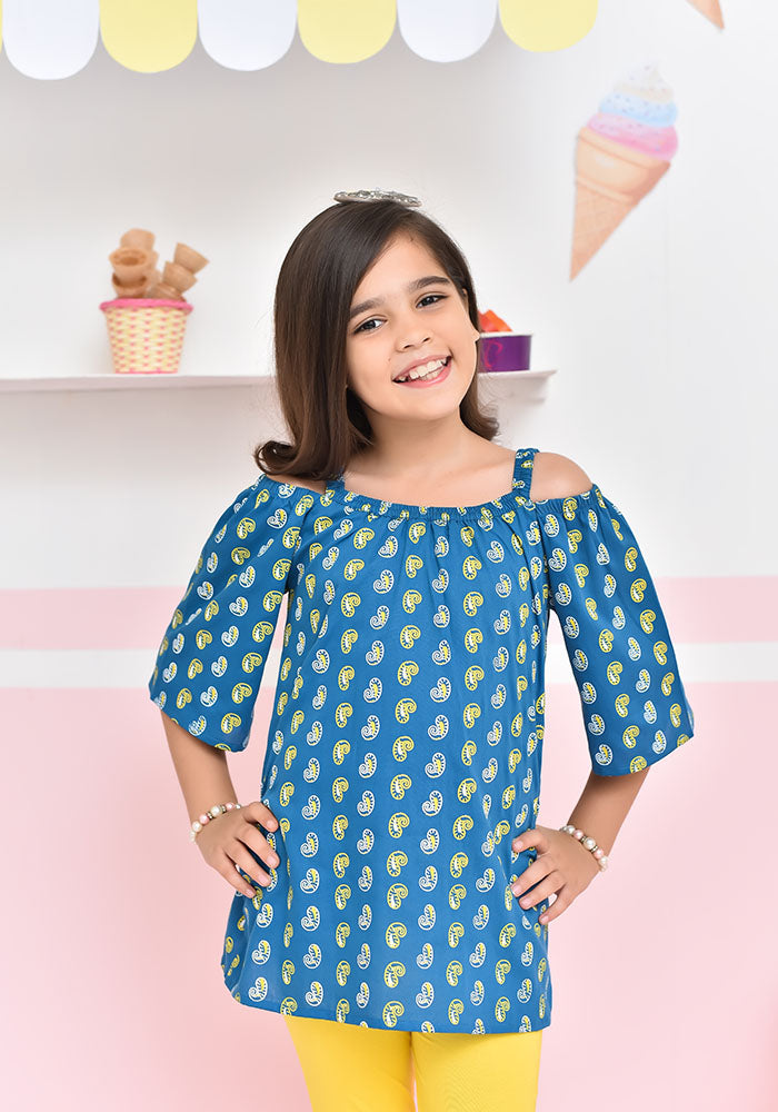Printed Cotton Top - Wear Ochre