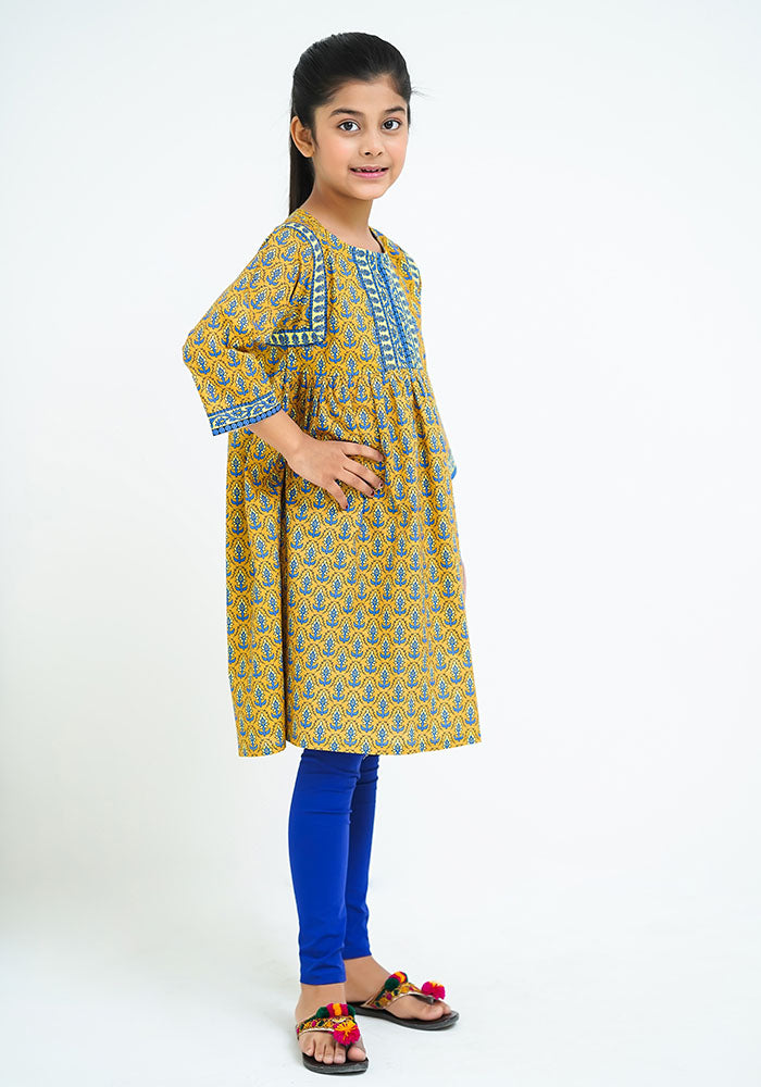 Lawn Digital Printed Kurti - Wear Ochre