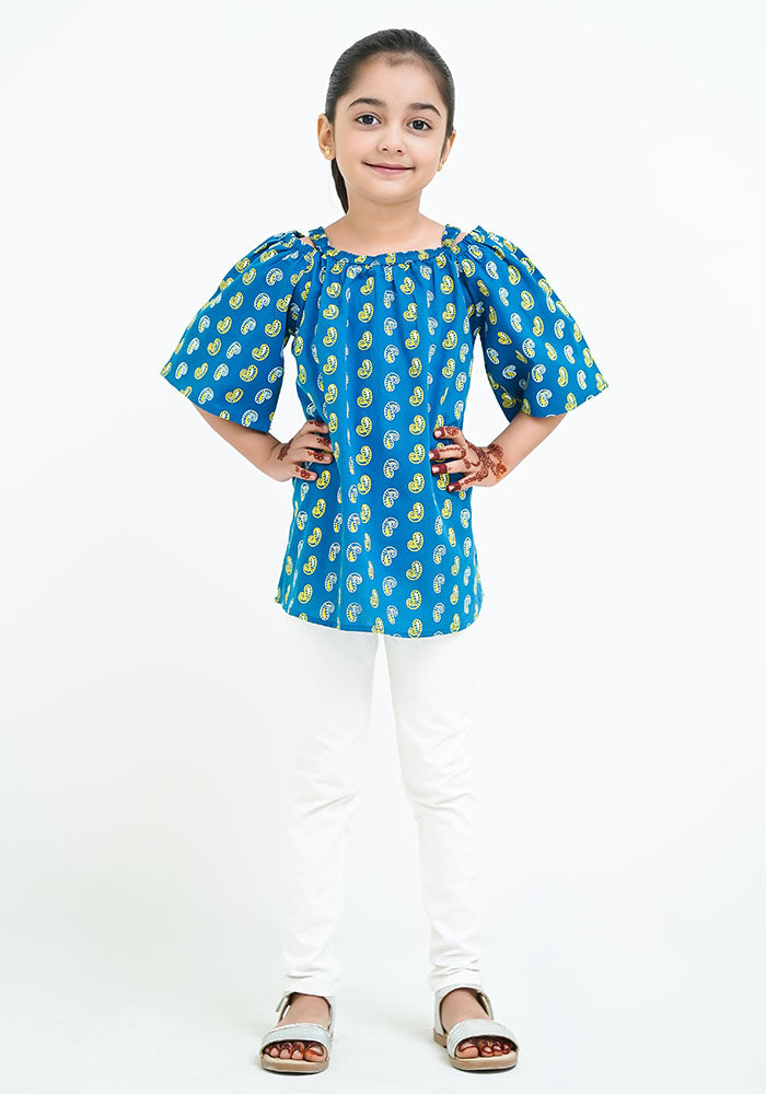 Printed Cotton Top - Wear Ochre