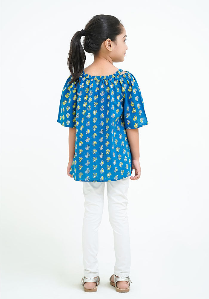 Printed Cotton Top - Wear Ochre