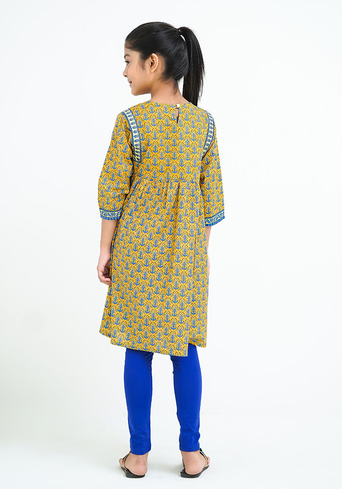 Lawn Digital Printed Kurti - Wear Ochre