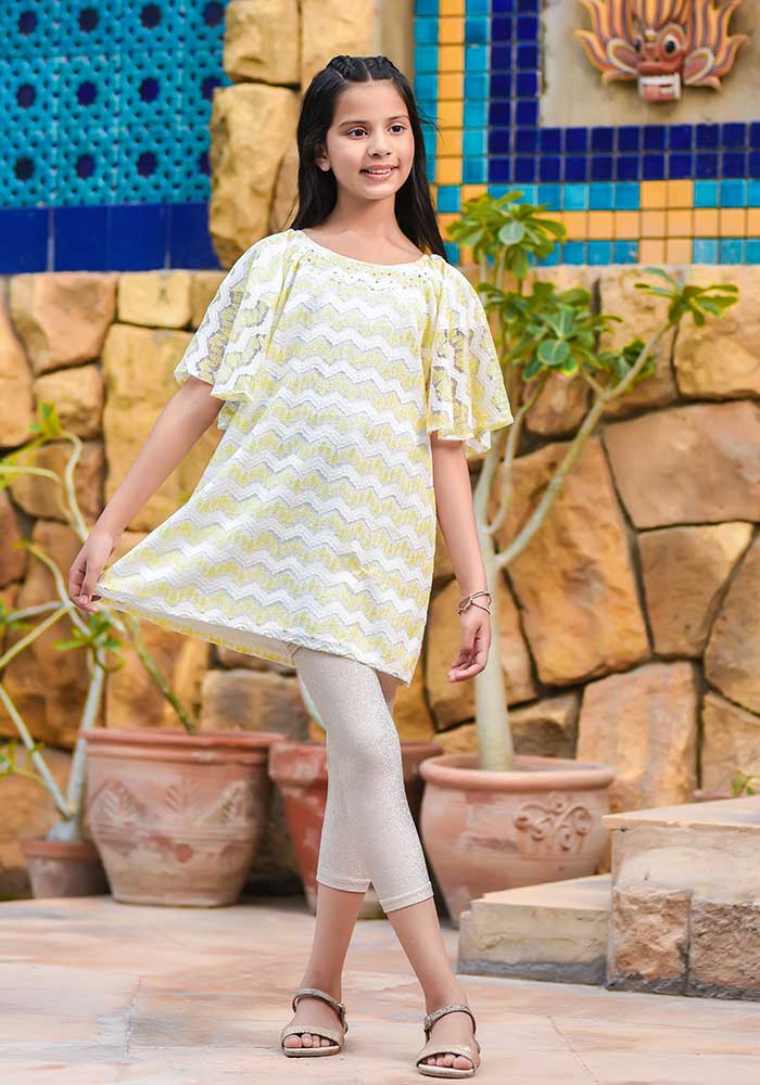 Net Hand Work Top - Wear Ochre