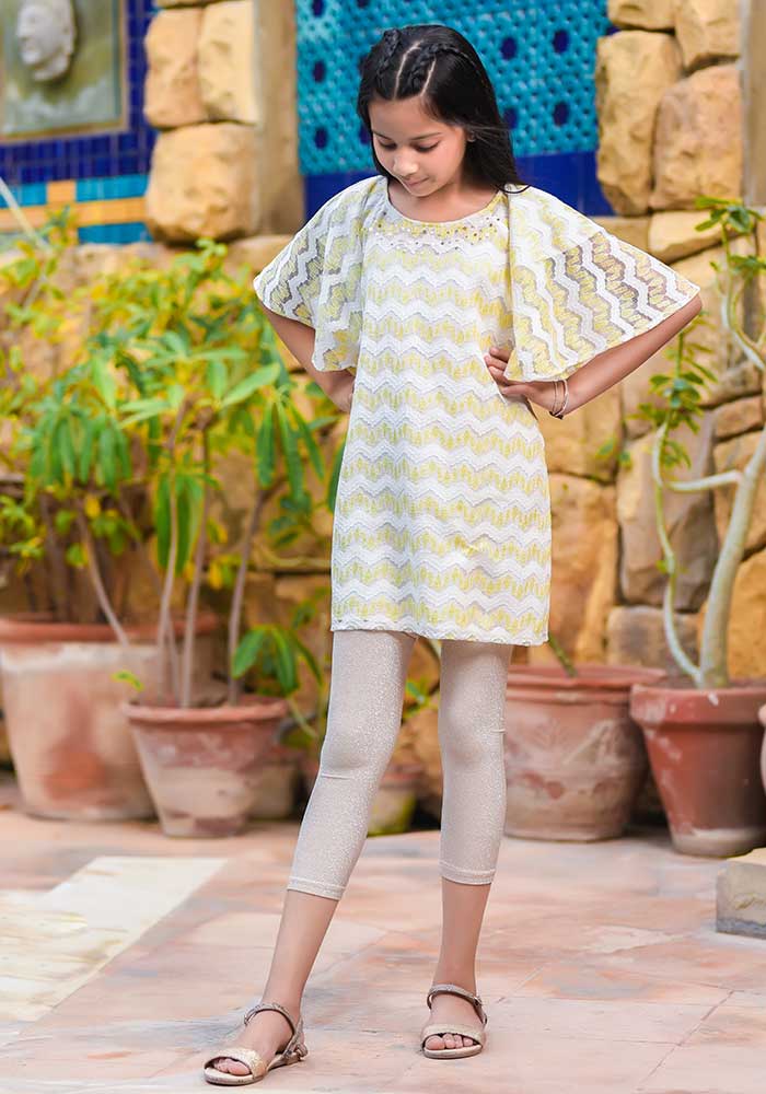 Net Hand Work Top - Wear Ochre