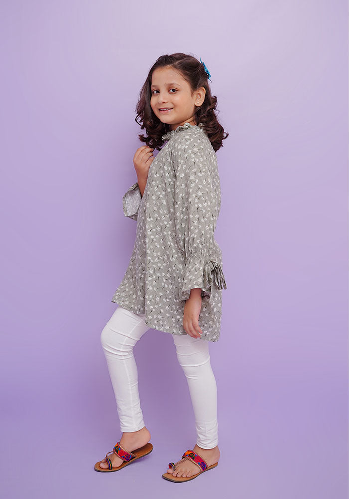 Printed Viscose Top - Wear Ochre