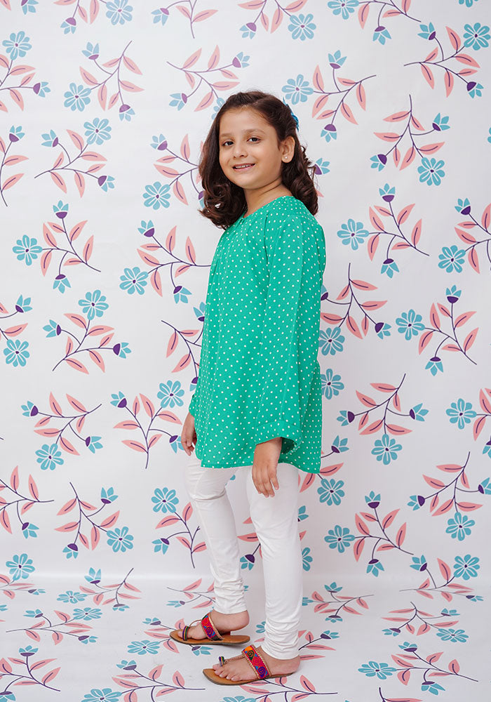 Printed Georgette Top - Wear Ochre