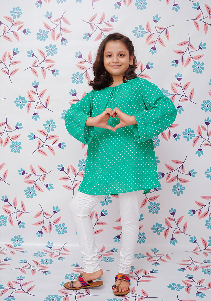 Printed Georgette Top - Wear Ochre