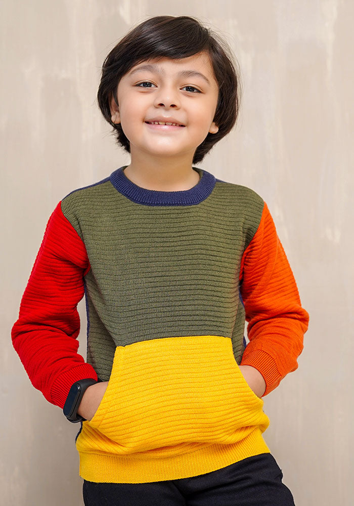 Cotton Viscose Sweater - Wear Ochre
