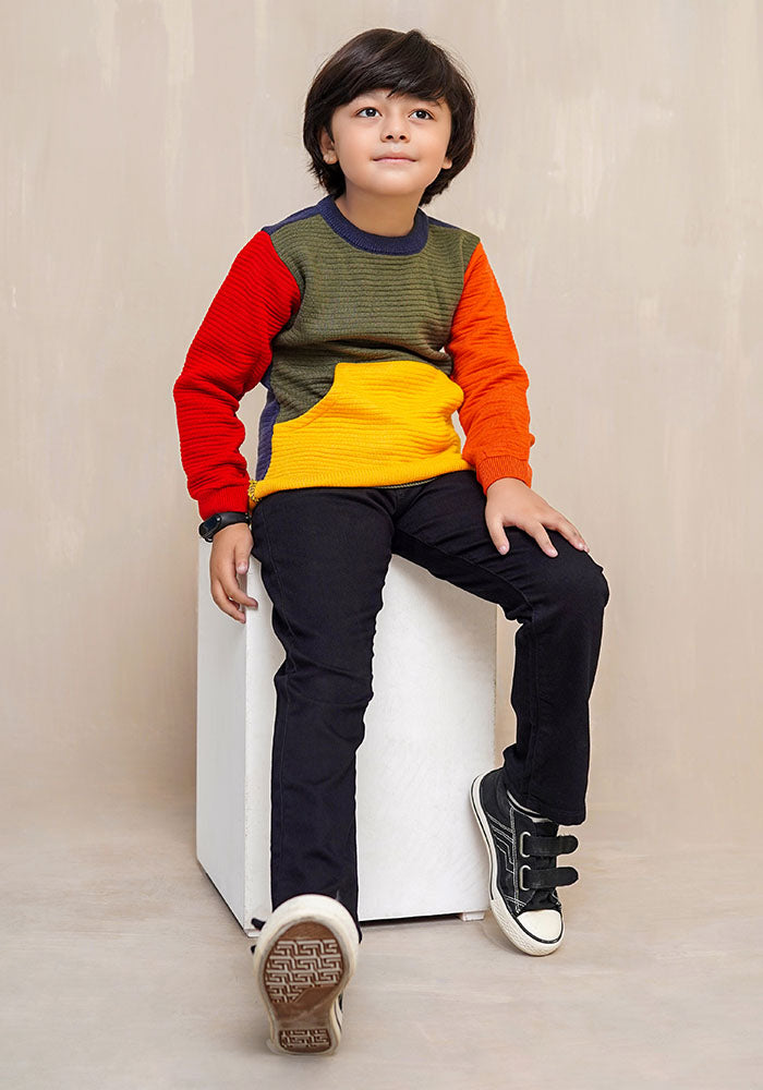 Cotton Viscose Sweater - Wear Ochre